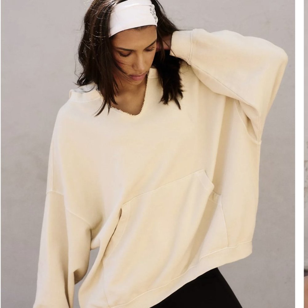 FP Movement, by Free People, Best Of Hoodie, in Oatmilk, size M // NWT //CURRENT - Picture 2 of 9